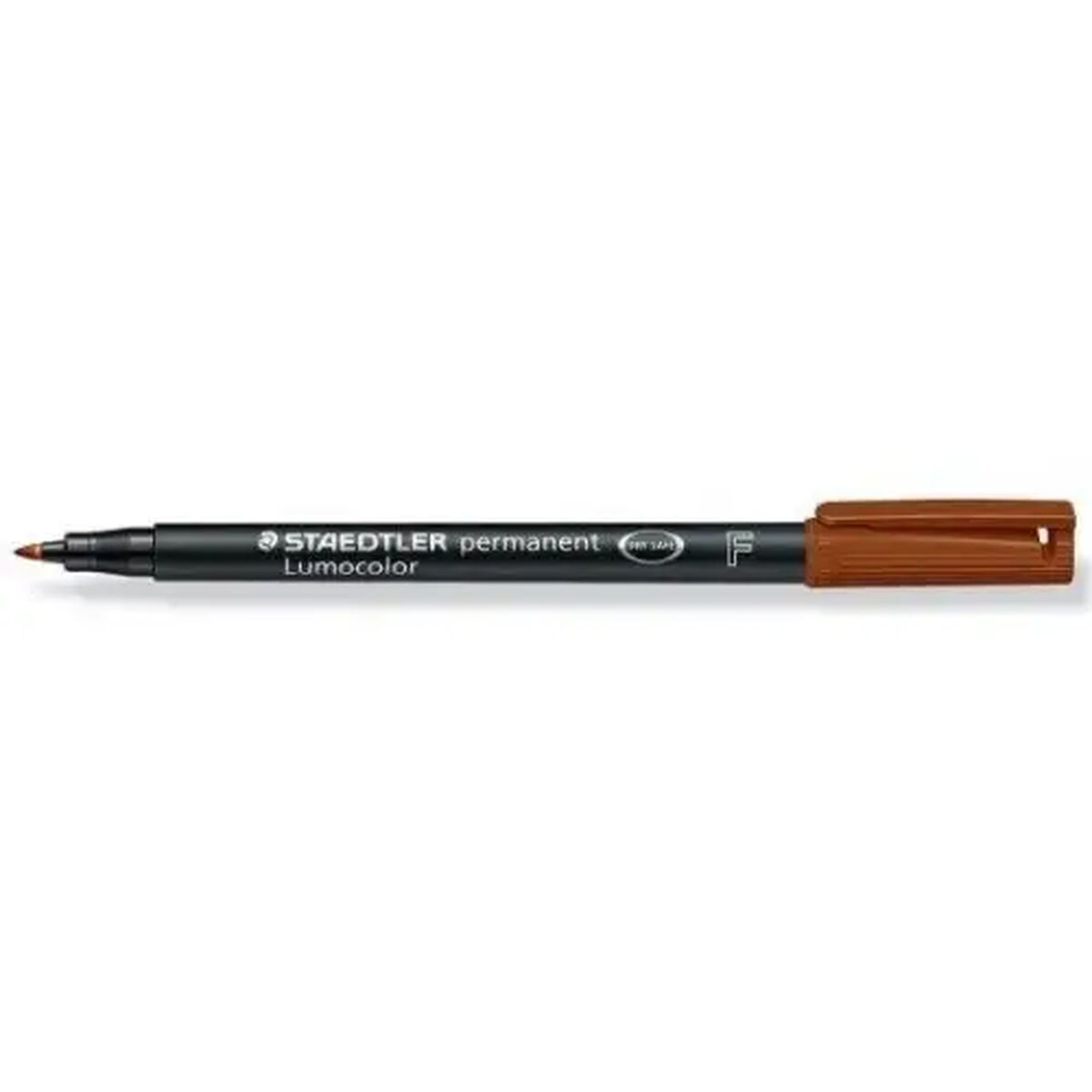 Permanent markør Staedtler Lumocolor Brun (10 enheter)